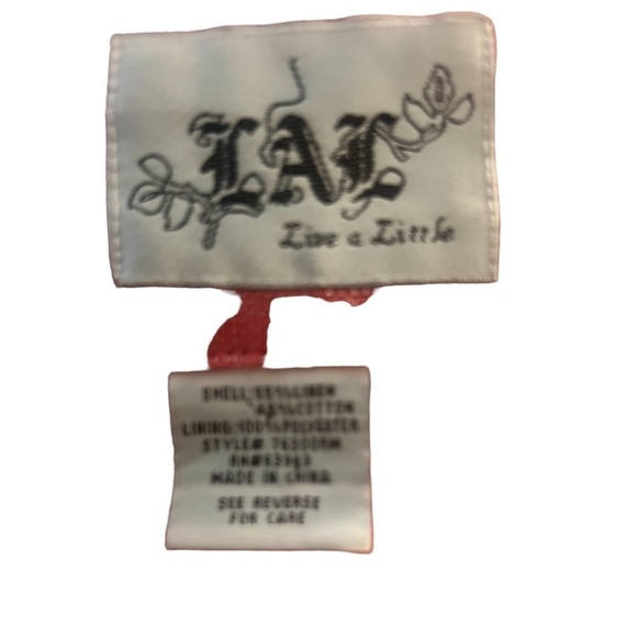 NWOT Live a little pink‎ Women's Pink 3/4-Sleeve Linen Long Blazer Jacket Medium - Picture 10 of 10